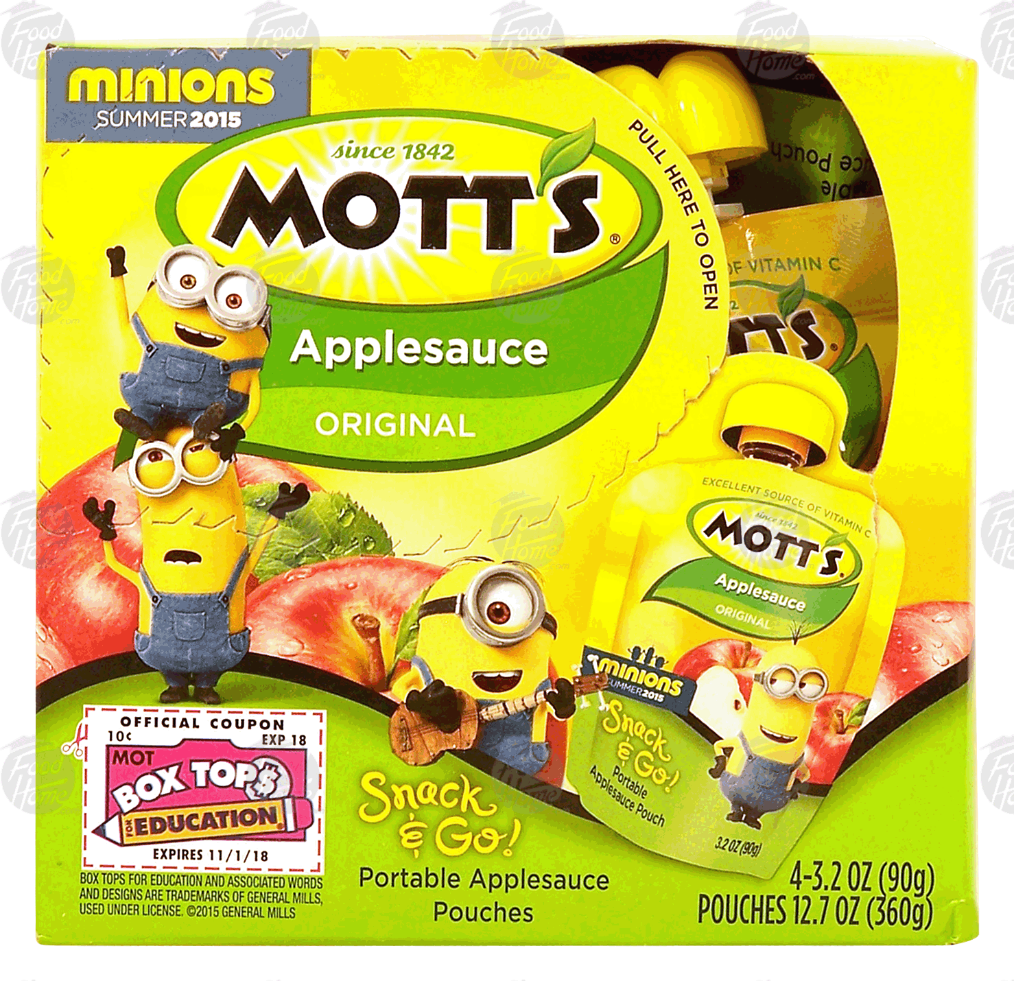 Mott's  original applesauce, 4-pouches Full-Size Picture